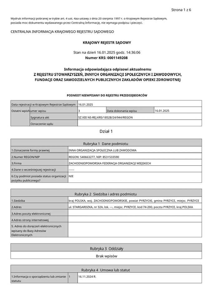 Wpis do KRS